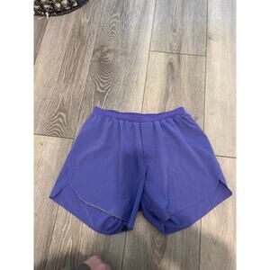 Lululemon Fast and Free Lined Short 6" Peri Purple Medium